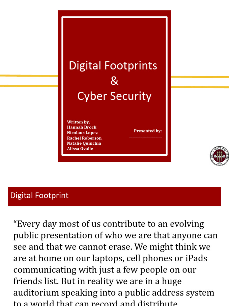 Ready Cyber Security and Your Digital Footprint PDF