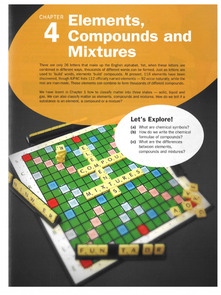 SEC 3 Chemistry Matters Chapter 4 | PDF