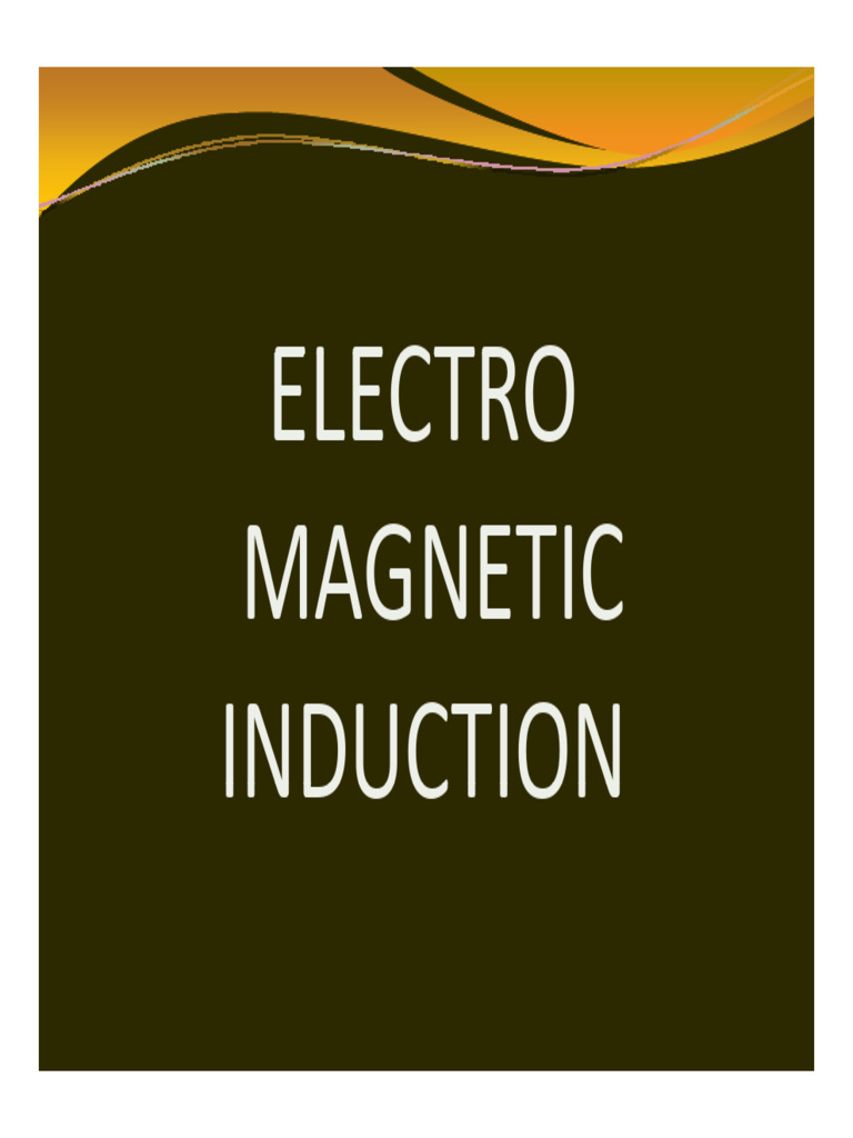 E6 PPT PDF Induction Inductor