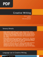 Creative Writing Laguageof CW