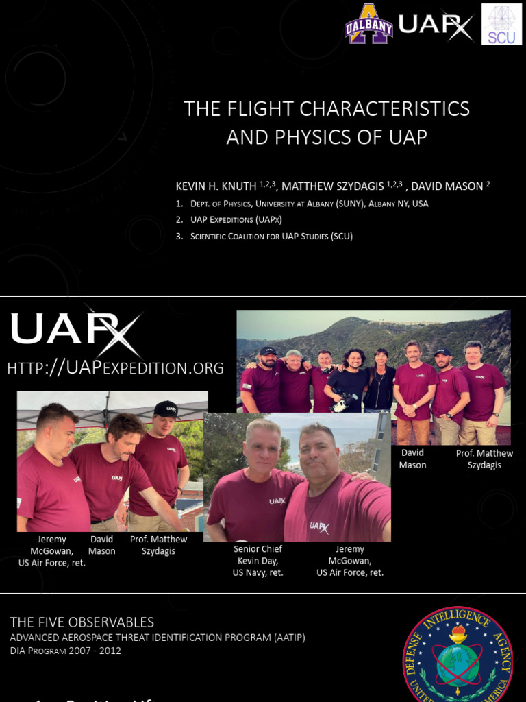 UAP Flight Characteristics and Physics | PDF | Acceleration | Optics