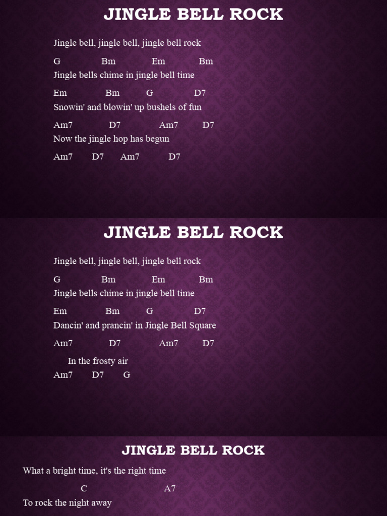 jingle bell rock con acordes PDF