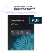 Through The Global Lens An Introduction To Social Sciences 3rd Edition Strada Test Bank
