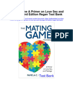 Mating Game A Primer On Love Sex and Marriage 3rd Edition Regan Test Bank