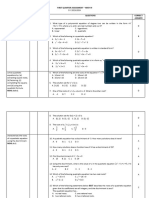 1st Periodic Test Math9