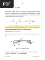 THEORY OF BEAMColumns