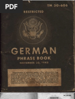 Download TM 30-606 German Phrase Book 1943 Color by Robert Vale SN68281575 doc pdf