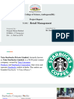 Project On Starbucks