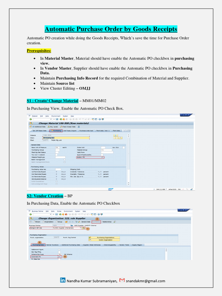 Auto - Po Creation by GR | PDF | Computing | Information Technology