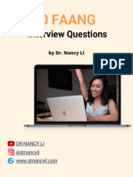(Drnancyli - Com) Top 50 Real-Life FAANG PM Interview Questions