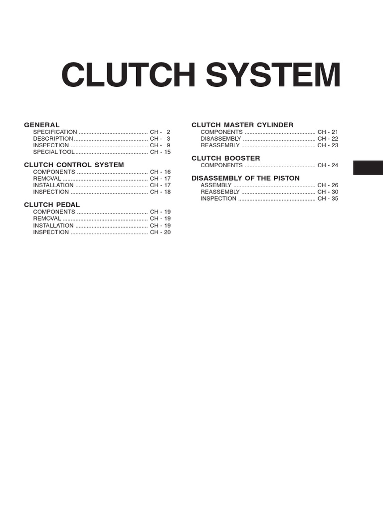 CH (Clutch) PDF Clutch Machines