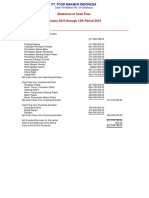 Statement of Cash Flow