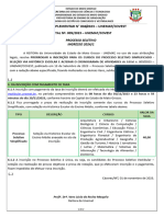 Edital Complementar N. 04 - Prorrogação de Inscrição - Via Histórico