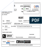 GTPL 5299 Invoice