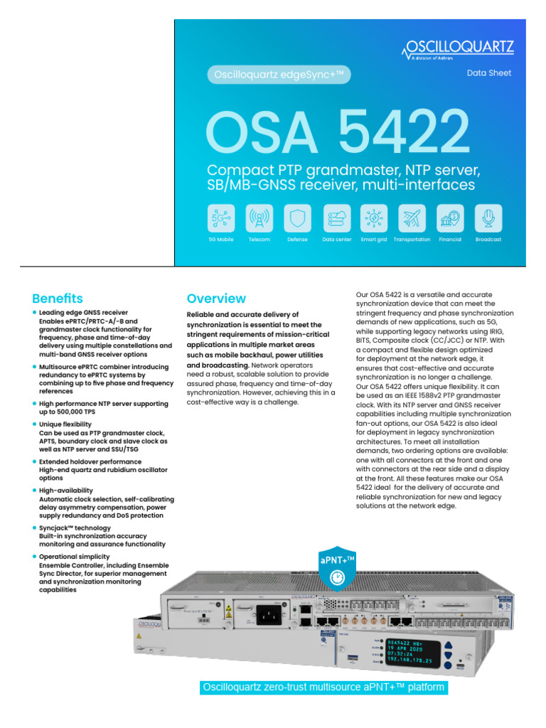 Osa 5422 Pdf I Pv6 Ip Address