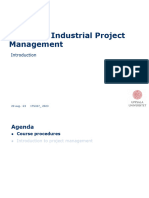 Lecture 1 - Project Management - 2023