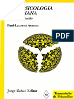 Assoun, Paul-Laurent. A Metapsicologia Freudiana, Uma Introdução