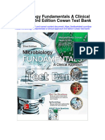Microbiology Fundamentals A Clinical Approach 3rd Edition Cowan Test Bank