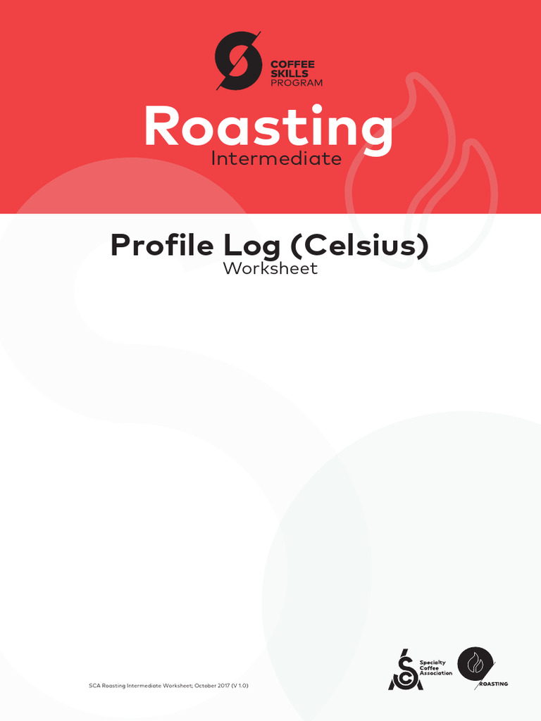 SCA Roasting Intermediate Profile Log | PDF
