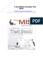 Using Mis 2nd Edition Kroenke Test Bank