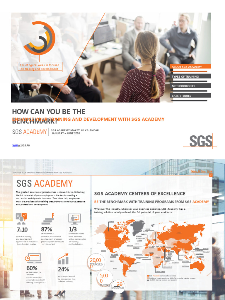 SGS CBE PH Academy Calendar H1 Jan To June 2020 Editable en 20 02 | PDF