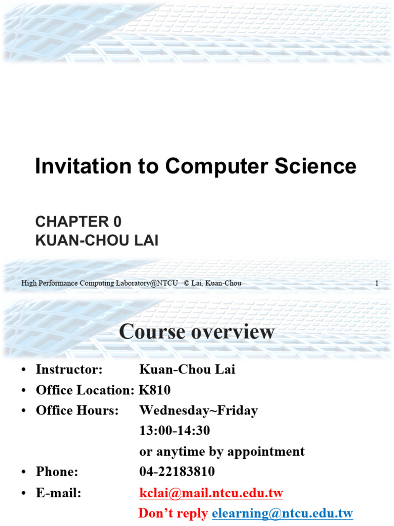Computer Science Chap00 | PDF | Computing | Computer Science