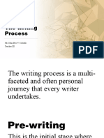 Process of Writing