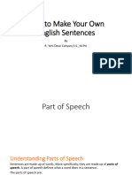How To Make Your Own English Sentence