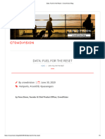 Data - Fuel For The Reset - CrowdVision Blog