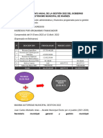 Plan Operativo Anual de La Gestión 2022 Del Gobierno Autónomo Municipal de Warnes