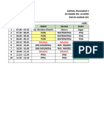 Jadwal Kelas 6 A