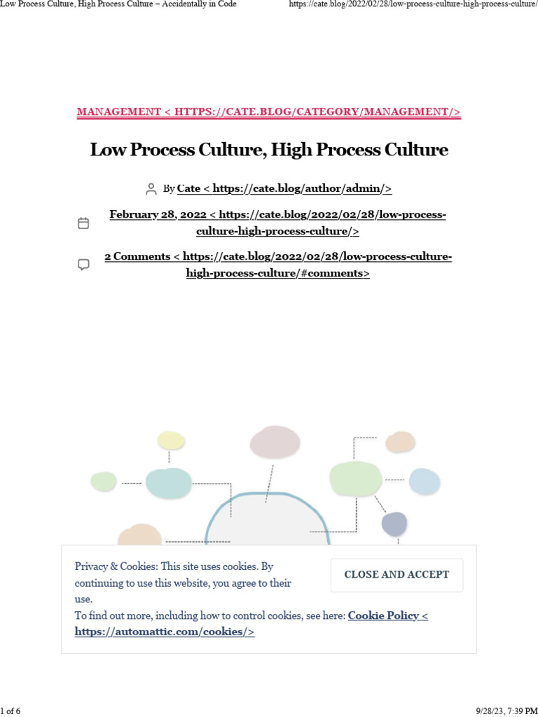 Low Process Culture, High Process Culture - Accidentally in Code | PDF ...