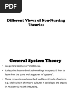 Different Views of Non-Nursing Theories