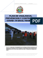 Plan de Vigilancia - COVID19