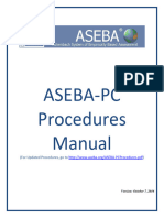 Aseba PC Procedures Manual