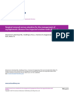 Surgical Removal Versus Retention For The Management of Asymptomatic Disease-Free Impacted Wisdom Teeth (Review)