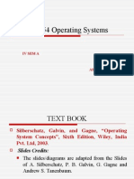 CS2254 Operating Systems: Ivsema N.Sujaudeen Asst. Professor