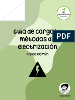 Guía Cargas y Metodos de Electrización