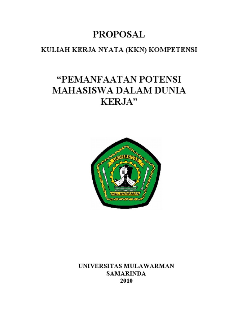 Proposal KKN | PDF | Karier & Perkembangan