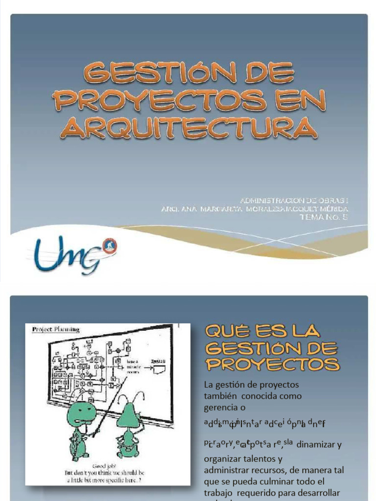 Gestion de Proyectos en Arquitectura | PDF | Calidad (comercial ...