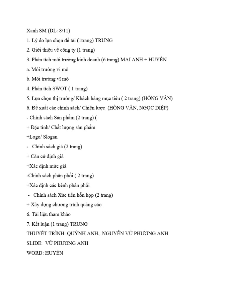 Xanh SM | PDF
