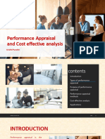 Performance Appraisal and Cost Effective Analysis