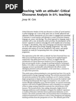 Download Critical Discourse Analysis in EFL Teaching by Anala Ruano SN68284837 doc pdf