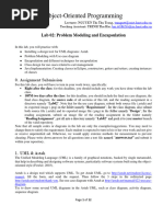 OOP Lab02 ProblemModelingEncapsulation