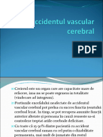 CURS 5. Accidentul Vascular Cerebral (41 Slide)