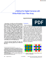 ETRI Journal - 2016 - Park - Demosaicing Method For Digital Cameras With White RGB Color Filter Array