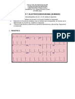 ACTIVIDAD PRACTICA 7. ELECTROCARDIOGRAMA (Evaluación EKG, Otoño 2023)
