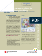 Exemple Étude D'impact Environnemental Du Projet Aurifère de Bonikro CI - 2008