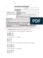 Prueba Formativa Primero Medio