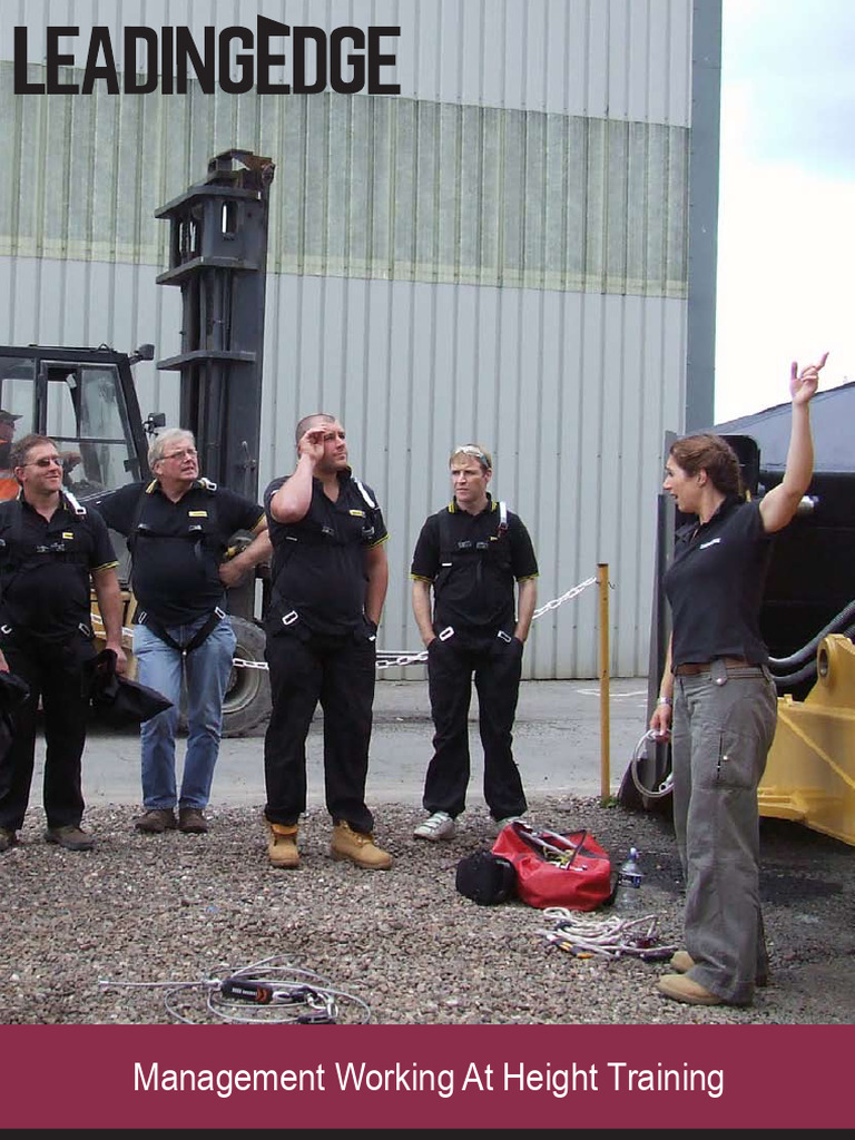 Management Height Safety Training Course | PDF | Safety | Risk